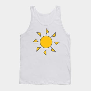 Cartoon Sun Tank Top